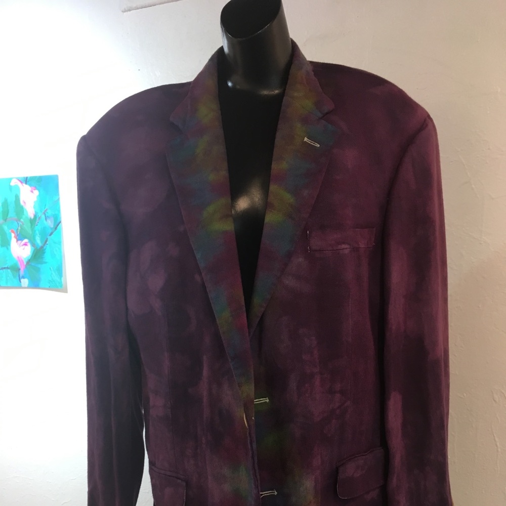 Men’s Tie Dye Blazer 44R Silk Nordstrom